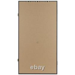 Military Challenge Coin Display Case & Poker Chip Holder Wall Cabinet Rack 29x16
