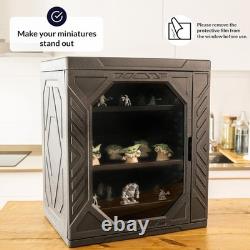 Miniature Carrying Case Storage Display Box for Collectibles Figures Dustproof