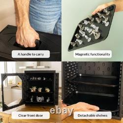 Miniature Carrying Case Storage Display Box for Collectibles Figures Dustproof