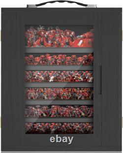 Miniature Storage Case for Collectibles, Miniature Display Cases with Magnetic D