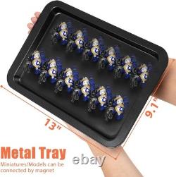Miniature Storage Case for Collectibles, Miniature Display Cases with Magnetic D