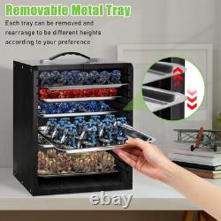 Miniature Storage Case for Collectibles Miniatures, Wooden Display Cases