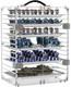 Miniature Storage Case with 6 Metal Trays, Acrylic Clear Miniature Display Ca