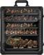 Miniatures Storage Case Miniatures Transport Case Aluminum Alloy Frame with Lock