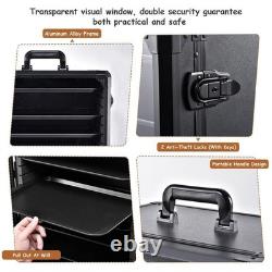 Miniatures Storage Case Miniatures Transport Case Aluminum Alloy Frame with Lock