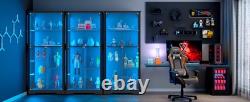 Minifigures Display Case 7 Tier 71 LED Light Figure Collectibles Glass Cabinet