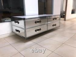 Mirrored Retail Display Case / Clothing Display with Locking Storage Cabinet Mirrored Retail Display Case / Clothing Display with Locking Storage Cabinet
