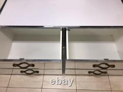 Mirrored Retail Display Case / Clothing Display with Locking Storage Cabinet