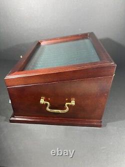 Mobile Storage for Pens Collectibles Desk Expositor Casket Cabinet Display Case