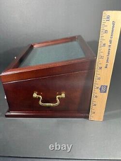 Mobile Storage for Pens Collectibles Desk Expositor Casket Cabinet Display Case