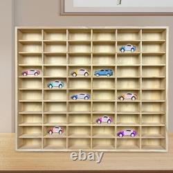 Model Car Display Case 60 Compartments Collection and Storage Box for Dolls