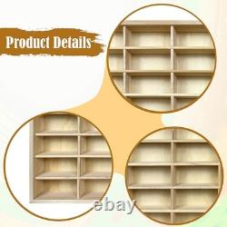 Model Car Display Case 60 Compartments Collection and Storage Box for Dolls
