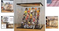 Multi-Tier LED Acrylic Display Case for Collectibles & Funko Pops 11.8x11x11.8