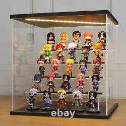 Multi-Tier LED Acrylic Display Case for Collectibles & Funko Pops 11.8x11x11.8