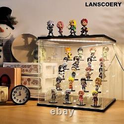 Multi-Tier LED Acrylic Display Case for Collectibles & Funko Pops 11.8x11x11.8