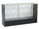 NEW 4ft Black Full Vision Display Case Showcase Stand Store Fixtures Cabinet