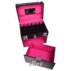 Nail Organizer Cabinet Cosmetic Makeup Case Polish Storage Holder Display Rack
