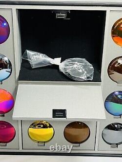 New Oakley Lens Two Sided Store Display Case Leather Book X-Metal Rare Sunglasse