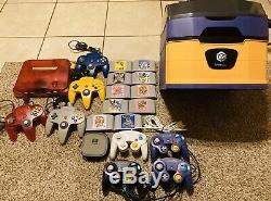 Nintendo Gamecube + N64 Console Lot Pikmin Display Storage Case FAST FREE Ship