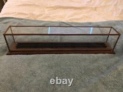 O Gauge Display Case In Wood & Plastic Glass