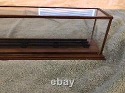 O Gauge Display Case In Wood & Plastic Glass