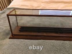 O Gauge Display Case In Wood & Plastic Glass