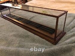 O Gauge Display Case In Wood & Plastic Glass