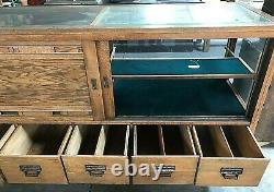 Oak Country / General Store Showcase & Humidor, Sherer Seed Cabinet / counter