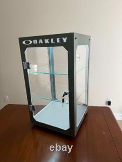 Oakley Metal Display Stand Case With Storage and key