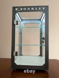 Oakley Metal Display Stand Case With Storage and key