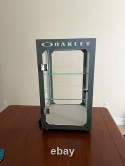 Oakley Metal Display Stand Case With Storage and key