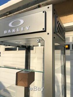 Oakley Retail Store Display Case Tower Cabinet Collector Limited Rare Sunglasses