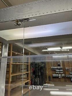 Oakley Store Display Storage Case Vault Double Door Working Light And 2 Keys