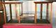 Old Country / General Store 6' Oak Twin Tower Counter Showcase / Display Case