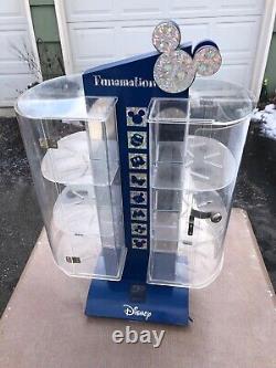 Old MICKEY MOUSE Disney store Funamation REVOLVING Locking display case