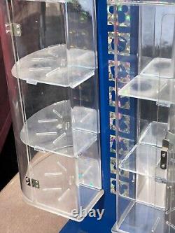 Old MICKEY MOUSE Disney store Funamation REVOLVING Locking display case