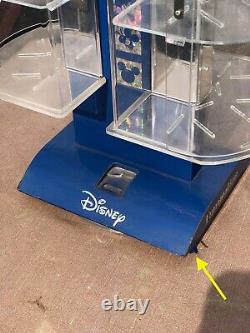 Old MICKEY MOUSE Disney store Funamation REVOLVING Locking display case