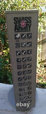 Old Rare Vintage Victorinox Swiss Army Knife Hardware Store Display Case