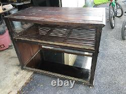 Old country store display case counter humidor