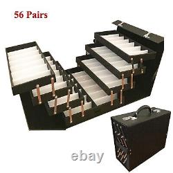 Optical Glasses Display Case 56 Pairs Foldable Eyeglasses Display Storage Cases