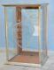 Original Antique VTG Store Display Case Nickel Showcase counter Woods Extract