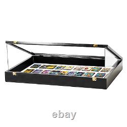 PENNZONI Trade Show Display Case Portable Black with Acrylic Side Guards