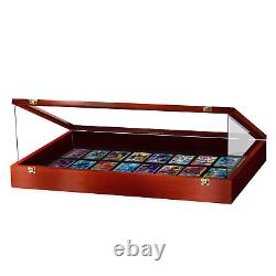 PENNZONI Trade Show Display Case with Acrylic Side Guards Cherry