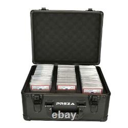 PREZA Graded Card Storage Box Premium Sports Card Display Case Holder for T