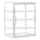 Pastry Case Clear Display Case Bread Storage Box 4 Layers Airtight