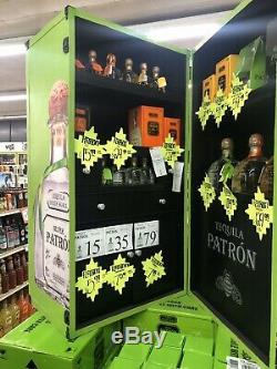 Patron Tequila Display Promotional Store Bar Trunk Case RARE 24x24x42