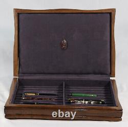 Pen Storage 927 Custom Built Interior Solid Maple Display Chest Vintage USA