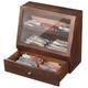 Pocket Knife Display Case for 22-30 Folding Knives, Drawer with Removable Displa