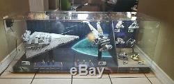 RARE Lego Star Wars Store Display Case 75055 & 75050 & microfighters