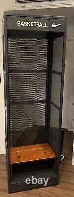 RARE Nike Basketball Store Display Case Rack Shoes/Clothes 84x26x19 Kobe Jordan